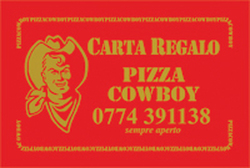 Carta regalo Pizza Cowboy